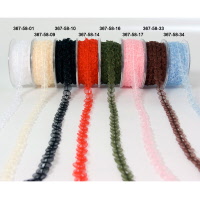 367-58 Organzalint met lussen 16mm