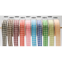 AKB Geruit lint 22mm