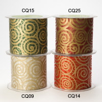 CQ Organzalint met Swirls in 50mm & 76mm