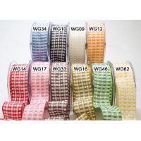 WG Solid/Woven Check (Wired) 38mm